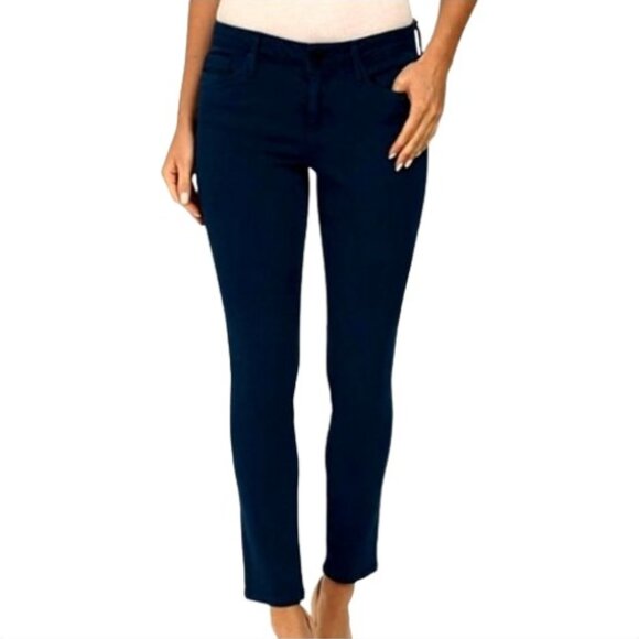 Calvin Klein Jeans Navy "Ankle Skinny" Stretch Cotton Pant NEW- Sz. 10 - Picture 1 of 9